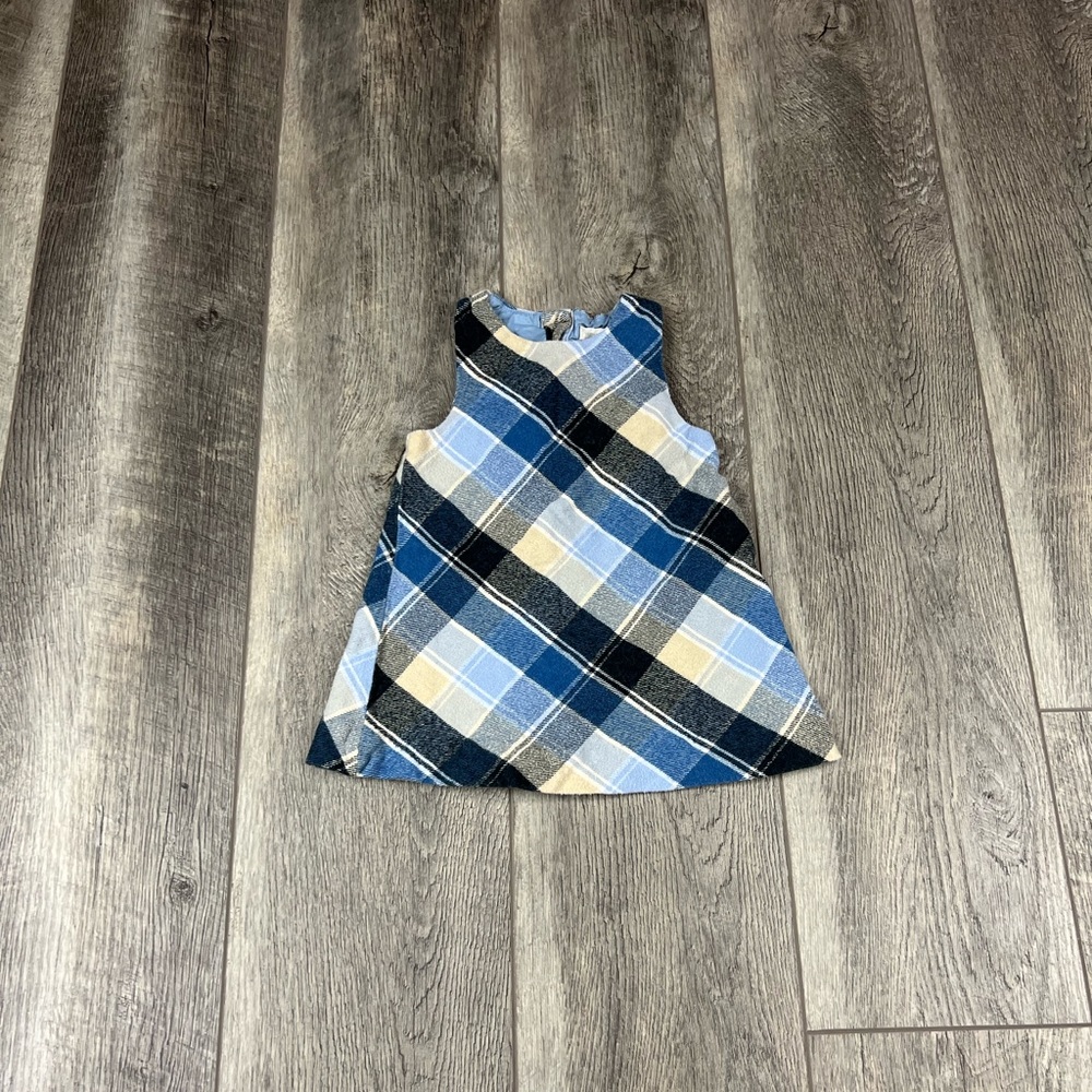 Pottery Barn‎ Kids Blue Checker Dress